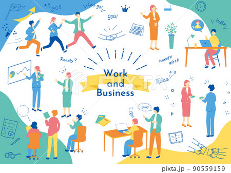 ビジネスシーン素材集 90559159