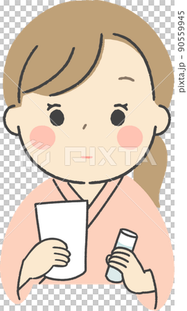 Women with barium and foaming agents Women with barium and foaming agents 90559945