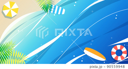 背景イラスト_きれいな海 背景イラスト_きれいな海 90559948