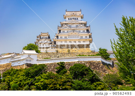兵庫 青空と姫路城 兵庫 青空と姫路城 90562493