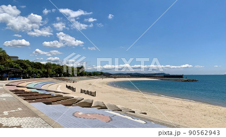 初夏の恵比寿海水浴場［吉良ワイキキビーチ/愛知県西尾市］ 90562943