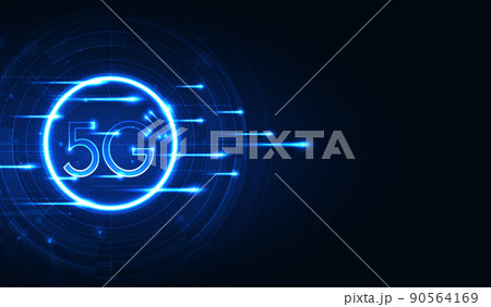 5G technology speed concept. modern network connection concept background. global connection and internet network concept, new generation networks. vector design 90564169