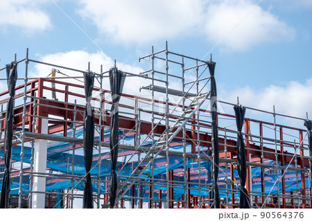 鉄骨造　工事現場イメージ 90564376