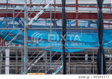 鉄骨造　工事現場イメージ 90564377