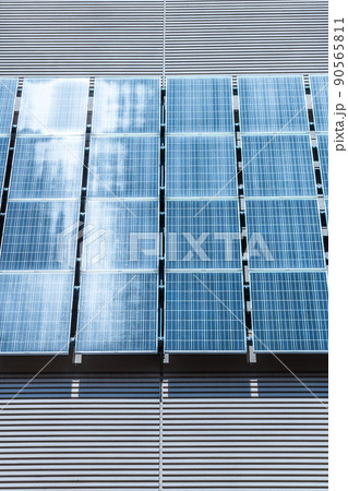 壁面太陽光発電ソーラパネル 90565811
