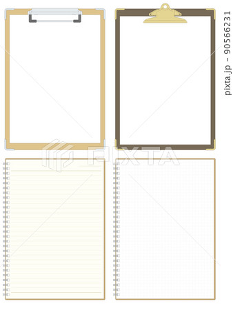 バインダー クリップボード ノート notebook B5判タテ イラストセット バインダー クリップボード ノート notebook B5判タテ イラストセット 90566231