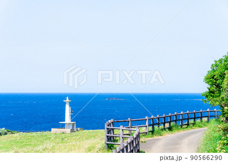 《佐賀県》肥前立石岬灯台・杉ノ原放牧場 唐津市 《佐賀県》肥前立石岬灯台・杉ノ原放牧場 唐津市 90566290