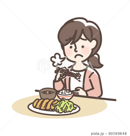 食欲不振の女性 90569648