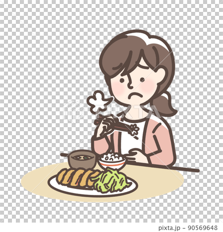 食欲不振の女性 90569648