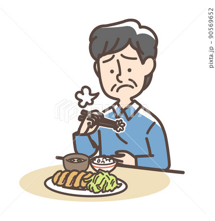 食欲不振の男性 90569652
