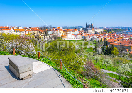 Prague Castle on sunny spring day Prague Castle on sunny spring day 90570671