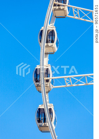 Ambersky Ferris Wheel In The Gdansk. Entertainment Ambersky Ferris Wheel In The Gdansk. Entertainment 90571651