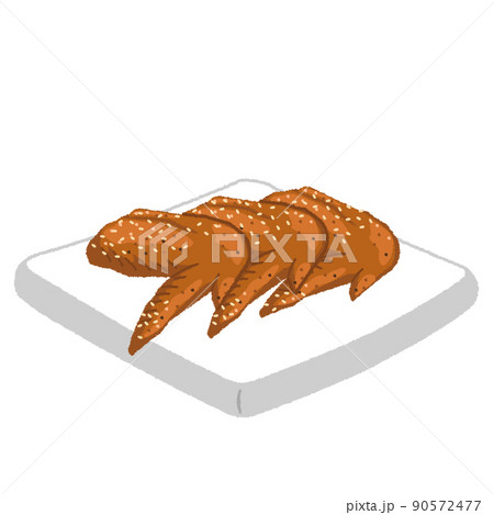 Chicken wings illustration - Stock Illustration [90572477] - PIXTA