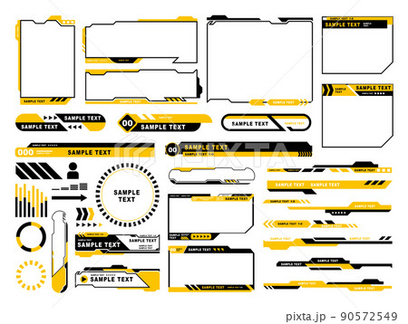 テロップ フレーム デザイン テロップ フレーム デザイン 90572549