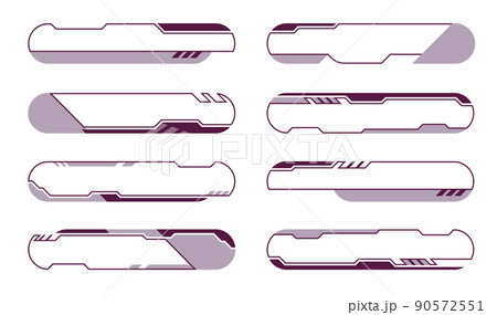 テロップ　フレーム　デザイン 90572551