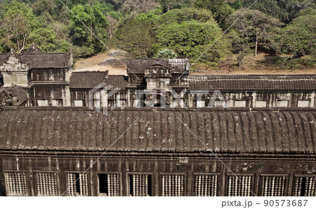 Architecture of ancient temple complex Angkor, Siem Reap Architecture of ancient temple complex Angkor, Siem Reap 90573687