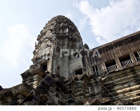 Architecture of ancient temple complex Angkor, Siem Reap 90573860