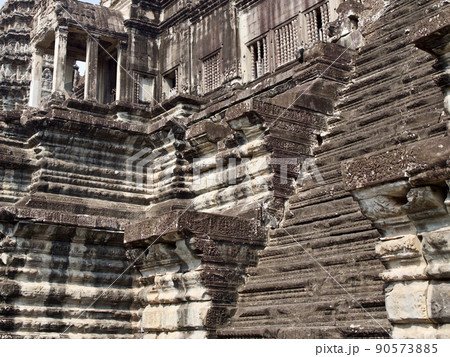 Architecture of ancient temple complex Angkor, Siem Reap 90573885