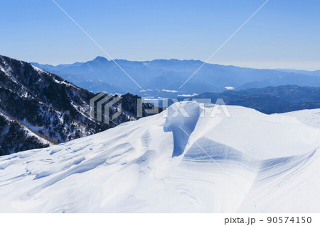 【群馬県】冬の剣ヶ峰山_雪の芸術_02 【群馬県】冬の剣ヶ峰山_雪の芸術_02 90574150