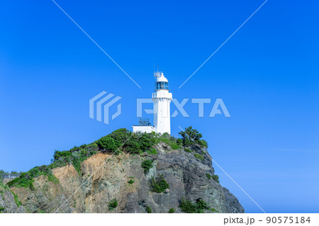 《愛媛県》佐多岬・佐多岬灯台・砲台レプリカ・御籠島展望所・御籠島・砲台跡 90575184
