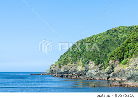 《愛媛県》佐多岬・佐多岬灯台・砲台レプリカ・御籠島展望所・御籠島・砲台跡 90575216