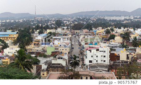 View of Chitradurga City and Hills, Chitradurga fort, Karnataka, India 90575767