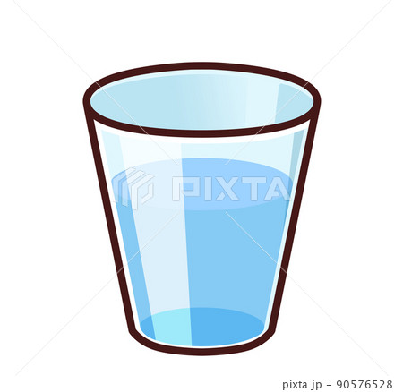 水が入ったコップ イラスト素材 水が入ったコップ イラスト素材 90576528