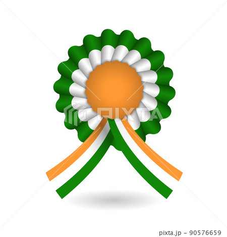 National tricolor cockade of India 90576659