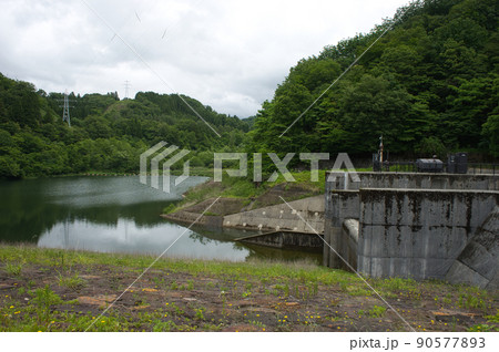 六月の大谷ダム 富山県黒部市 六月の大谷ダム 富山県黒部市 90577893