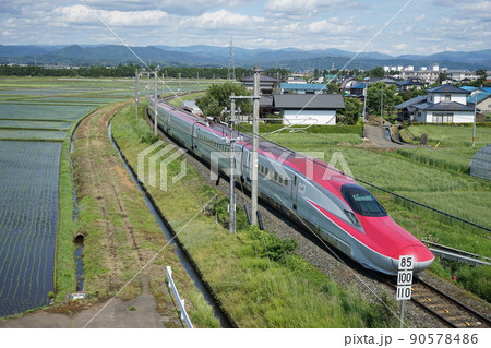 こまちも走るJR田沢湖線 90578486