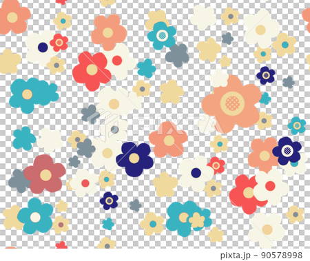 Pattern Scandinavian flower pattern Pattern Scandinavian flower pattern 90578998