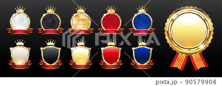 高級感のあるデザインのメダル 90579908