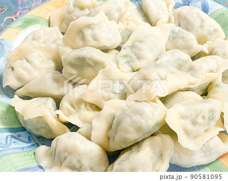 中国家庭料理・手作り水餃子 90581095