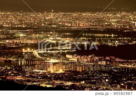日本の夜景 日本の夜景 90582987