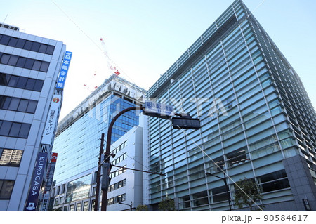 兜町　街並み 90584617