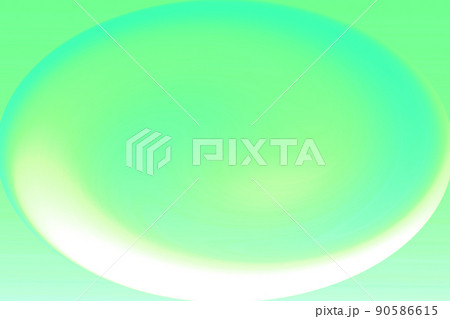 光のさす淡い緑のグラデーションの透明感のある大きな円 光のさす淡い緑のグラデーションの透明感のある大きな円 90586615