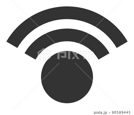 Network Spot - Raster Icon Illustration 90589445