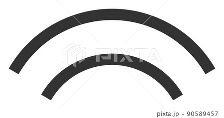 Radio Signal - Raster Icon Illustration 90589457