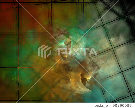 Imaginatory fractal abstract background Image 90590089