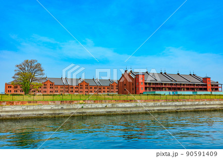 神奈川県　横浜市　赤レンガ倉庫 90591409
