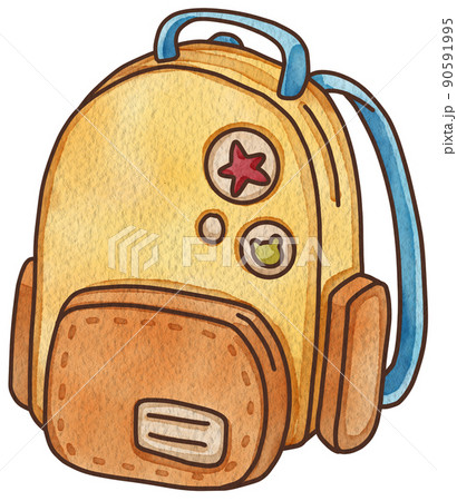 Back to school character icon watercolor png 90591995