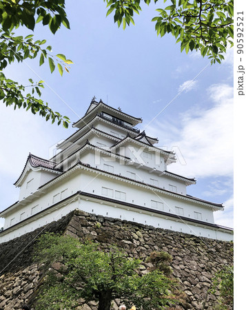 初夏の鶴ヶ城 初夏の鶴ヶ城 90592521