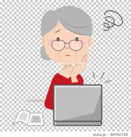 上網有問題的老人 90592726