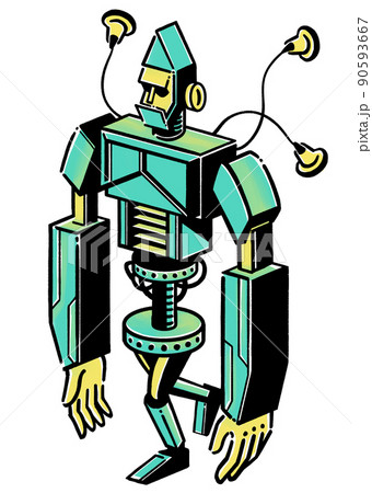 未来のロボットのイラスト素材 未来のロボットのイラスト素材