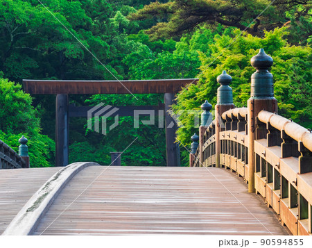 伊勢神宮 内宮 宇治橋 伊勢神宮 内宮 宇治橋 90594855