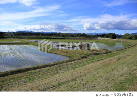 鷹巣三堰揚水機場の円筒分水工 90596305
