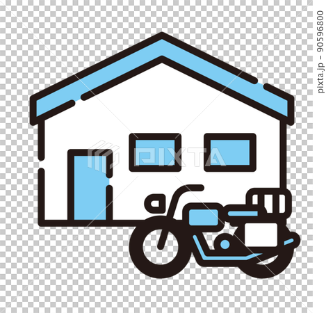 Rider house camp icon - Stock Illustration [90596800] - PIXTA