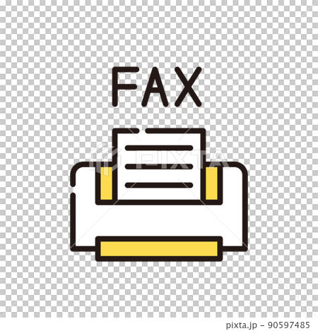 ファックス　アイコン 90597485