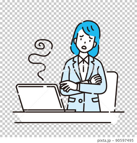 Line art person 90597495