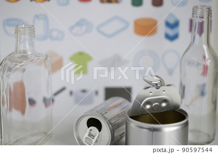 分別資源ゴミ回収のイメージ 90597544